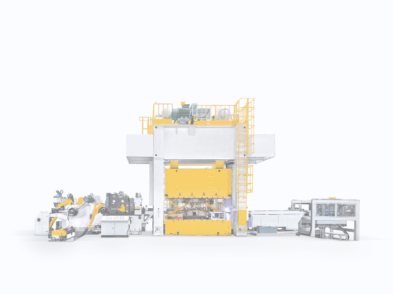 精准冲压与落料线联动体系： 三合一丝瓜视频在线看冲床与堆垛系统的卓越协同